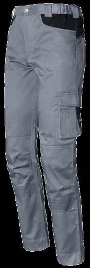 maximální komfort elastický materiál PODŠITÉ PODŠITÉ 8730W KALHOTY STRETCH ZIMNÍ (Barva: 080 šedá/černá) Zimní kalhoty z elastického materiálu