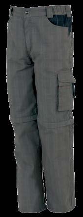 Balení: 10 kusů v kartonu. 8730W WINTER STRETCH TROUSERS (colour 080 grey/black) Winter stretch trousers lined with inner soft flannel.
