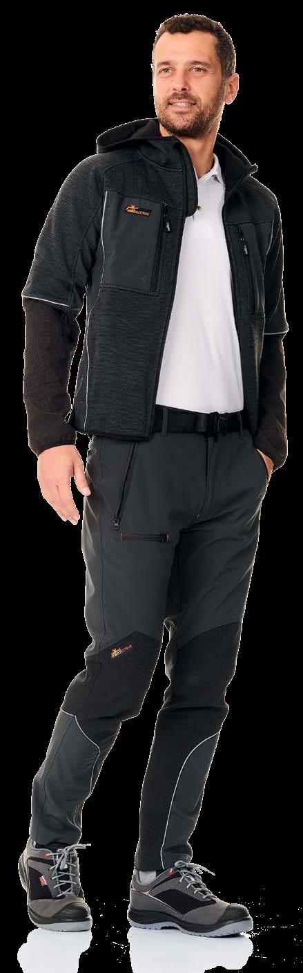 8832B KALHOTY SOFTSHELL LIGHT EXTREME (barva 080 šedá) Softshellové kalhoty s membránou ideální pro pracovní použití, ale také vhodné pro sportovní využití.