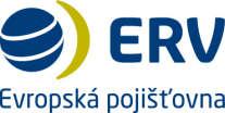 ERV Evropská pojišťovna, a. s. (ERV European Insurance Co.) Křižíkova 237/36a CZ 186 00 Praha 8 Telefon Fax E-mail Internet (+420) 221 860 860 (+420) 221 860 100 klient@ervpojistovna.cz www.