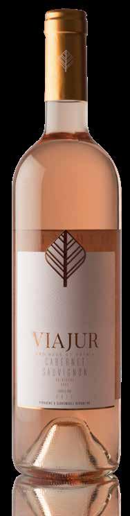 CABERNET SAUVIGNON - ROSÉ akostné polosuché, neskorý zber, 2017 Ružový Cabernet Sauvignon vybočujúci zo slovenského štýlu.