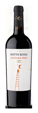 Notte Rossa Malvasia 0,75 l Taliansko 16-18 C Puglia Salento Malvasia Nera Di