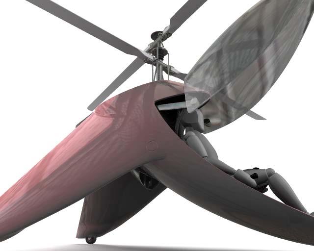 Te c h n i k a 2.2 Určení stroje Rozhodl jsem se navrhnout ultralehkou helikoptéru, která je určena pro rekreační provoz na malých klubových letištích.