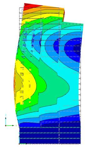 Obr. 3-16 4, 5 a 6 vlastní tvar v programu RFEM 3.