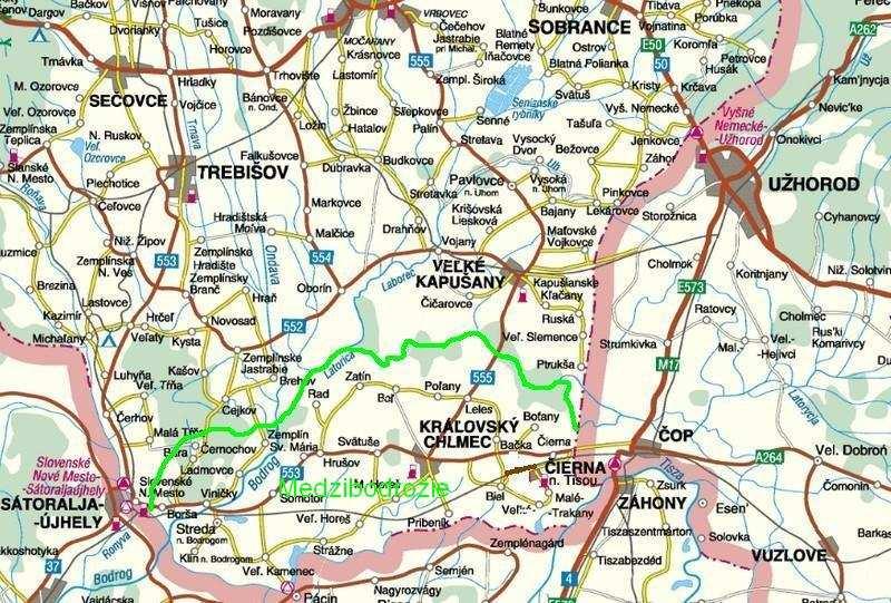1. Analytická časť 1.1. Vymedzenie záujmového územia subregiónu Subregión Medzibodrožie je vymedzený od juhu štátnou hranicou, kde susedí s Maďarskom, z východu štátnou hranicou s Ukrajinou.