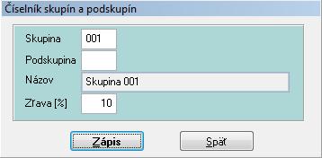 15. Číselníky Obchodní partneri tlačidlo Skupiny V číselníku partnerov je nové tlačidlo Skupiny. Tlačidlo slúži na pridelenie skupín resp.