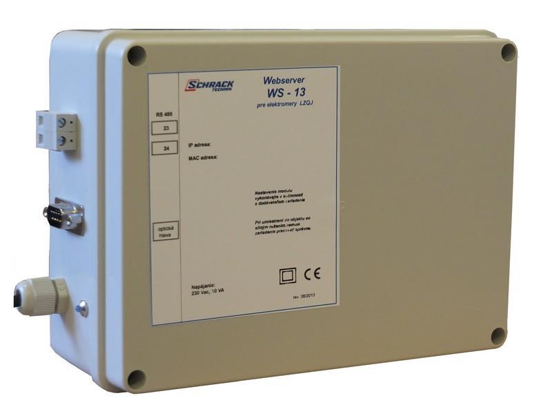 WS-13A WS-13A/W WS-13AG Webserver pre elektromery LZQJ (pre