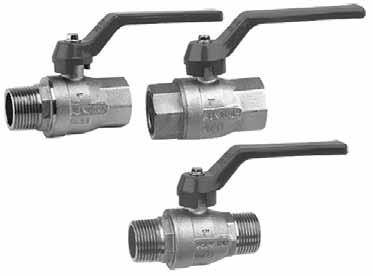 Kulový ventil typ 4190/4350/4420 FKM + Od -20 C do +150 C Univerzální kulové ventily pro průmyslové instalace.