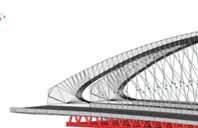V tomto výpočtu byla využita i materiá lová nelinearita, analýza byla prováděna v souladu se skutečnými pracovními diagramy použitých materiálů, zejména s ohledem na dosažení meze kluzu u