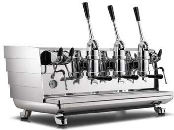 VA 358 WHITE EAGLE Tradiční profesionální espresso kávovar s elektronickým ovládáním teploty PID; Multifunkční TFT displej; HEES systém pro optimalizaci extrakce; Volumetrické nastavení dávek; 2x