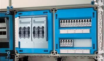 Přípojnicové skříně pro montáž rozváděčů (PSC) až do 630 A v