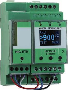 Těžký průmysl s ETH Hlídače izolačního stavu ISOLGUARD HIG93/E, HIG94/E Hlídače izolačního stavu z produkce firmy HAKEL řady ISOLGUARD HIG91/E, HIG92/E, HIG93/E, HIG94/E, HIG95/E jsou určeny k