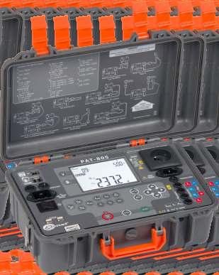 vodiče I = 10 A (I bezpečnostní třída, pouze PAT-805) 0999mΩ 1,001,99Ω 1mΩ Ω ±(3% mh + 4 digity) nastavitelný limit měření v rozsahu: 9,9 ma s rozlišením ma/0,1 ma regulovaná doba měření: nepřetržité