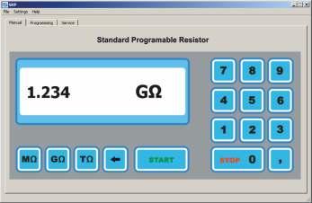 odporové matrice Ovládací procesor vypočítává požadovanou kombinaci rezistorů zajišťující odpovídající přesnost získávaného odporu Standardní vybavení zařízení SRP: O programu: Program SRP je určen