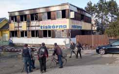 Prověřování příčin vzniku požáru firemního areálu v Olomoucké ulici v Prostějově stále probíhá.