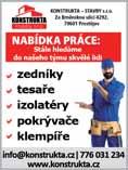 Info na tel.: 775 711 241 Galanterie Bivoj Kolář přijme prodavačku na zkrácený úvazek pro prodejnu Švadlenka, Újezd 2, Prostějov. Znalost sortimentu výhodou.