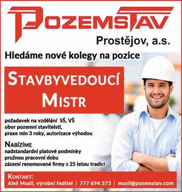Stálá rubrika PROSTĚJOVSKÉHO Večerníku a Úřadu práce ČR - Kontaktní pracoviště Prostějov AKTUÁLNÍ NABÍDKA VOLNÝCH MÍST Pozice Plat (Kè) Provoz Kvalifikace Firma