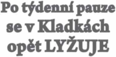 Bohužel provozovatelům zdejšího lyžařského areálu letošní zima rozhodně nepřeje. Přesto se nevzdávají a vzkazují: Tento týden se už bude lyžovat naplno!