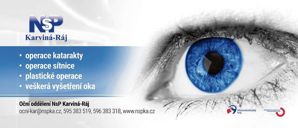 Přijďte knám! Oční oddělení NsP Karviná-Ráj www.nspka.