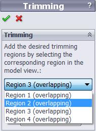 Clear All / Vymazat vše Odstranění všech výběrů regionů.