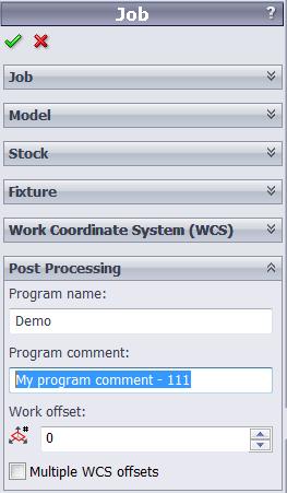 3.7 Seřizovací list Komentáře a poznámky HSMWorks umožňuje velmi jednoduše a efektivně vkládat potřebné komentáře / poznámky jak k celému projektu, tak k jednotlivým operacím.