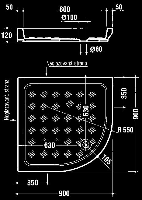 odpadu 60 mm 5 202 Kč 57 D5813AA Ø40 D5813AA sifon ke sprchové vaničce, průměr 60 mm chrom 1 335 Kč Ø60 70 57 D5813AA 40 Ø40 Sprchová