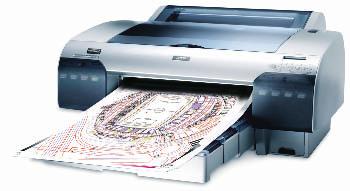Svět tisku 03/2008 35 Epson Stylus Pro 4880 Inovovaná tiskárna ve formátu A2 Nové inkousty Vivid Magenta, širší gamut, lepší tiskové hlavy a také nový algoritmus pro renderování tiskových dat, to