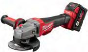 M18 CAG125XPDB M18 FUEL 125 MM RAPID STOP BRUSKA M18 CAG115XPD M18 FUEL 115 MM ÚHLOVÁ BRUSKA Milwaukee je autorem konstrukce i výrobcem motorů bez uhlíků POWERSTATE - až o 10-krát delší životnost