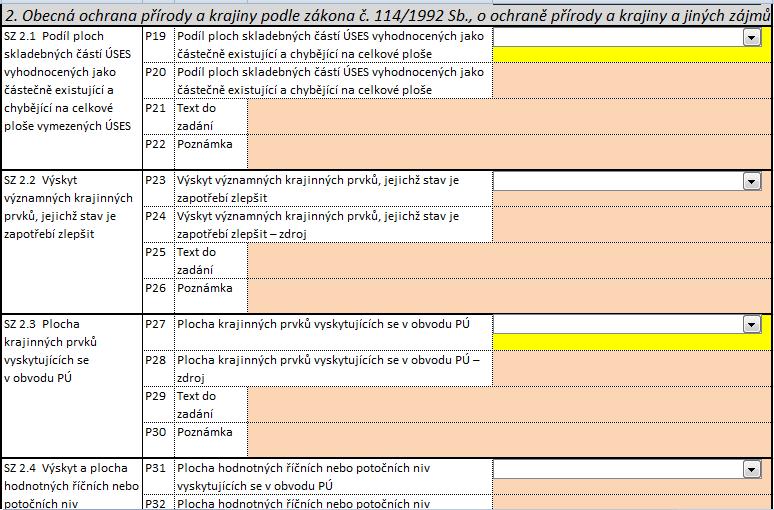 TYPOLOGIE PASPORT Podklad pro zadání KoPÚ Formulář pro zaznamenání zjištěných údajů Doklad o provedení