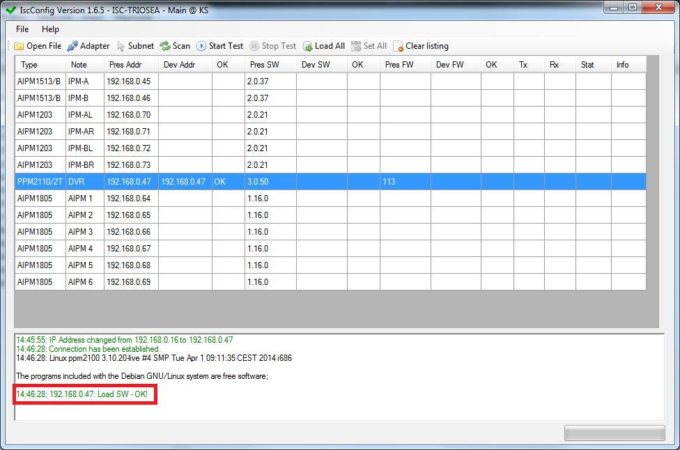 zvolte Load SW. Obr. 60 - Loading SW Obr.