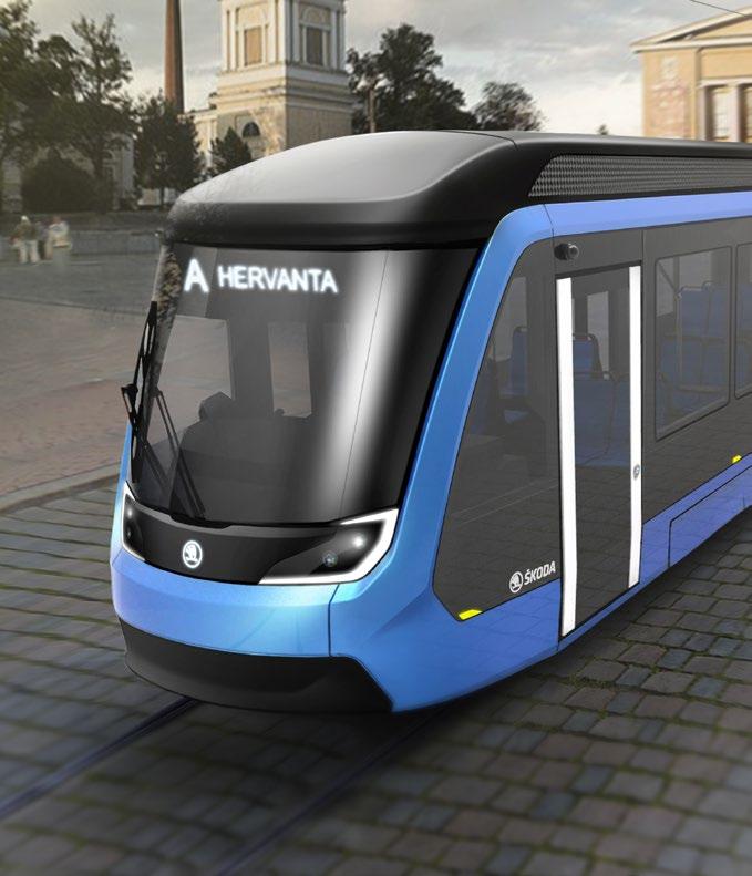 FORCITY SMART ARTIC TAMPERE FORCITY SMART ARTIC JOKERI LINE Tramvaje ForCity Smart Artic Tampere jsou 100% nízkopodlažní vozidla, která nabízejí moderní, prověřené technické řešení vhodné pro tvrdé