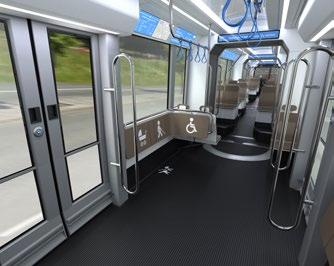 Obousměrná pěti až sedmi-vozová tramvaj ForCity Smart Artic má rozchod 1 000 mm, je plně nízkopodlažní a pojme 214 až 287 cestujících (4 os/m 2 ) s dispozicí 82 až 108 sedadel v závislosti na počtu