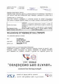 SPOLEČNOST DITON OBDRŽEL ZNČKU ČESKÁ KVLIT OSVĚDČENO PRO STVBU Společnosti DITON s.r.o. bylo dne 19. 2.
