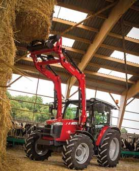 Váš traktor bude dodán z továrny včetně pomocného rámu čelního nakladače, navrženého pro maximální