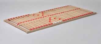 rošt Relax Základní nepolohovací rošt s 18-ti předepjatými širokými lamelami vhodný pro pružinové i pěnové matrace.