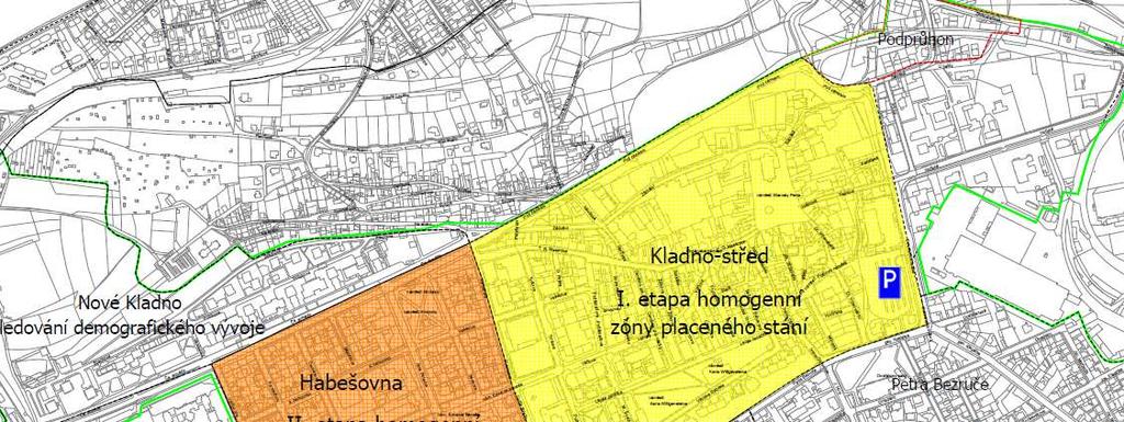 Parkování centra návrh z.r. 2015 4500 Časový vývoj struktury parkujících vozidel 4000 3500 3000 Počet OA 2500 2000 1500 0 359 742