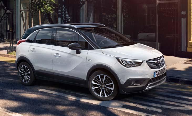 OPEL Crossland X Cenik velja za vozila modelskega leta 19 Cene veljajo za nova vozila modelskega leta 19 opremljena z motorji, skladnimi z emisijskim standardom Euro