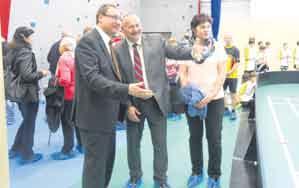 Paní ministryně však přislíbila, že navštíví Hořovice někdy v dubnu společně s bedmintonistou a olympionikem Petrem Koukalem.