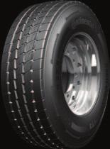 11 Ideální pro Váš vozový park. Vyberte si tu správnou pneumatiku Conti CrossTrac. CrossTrac HS3 Řízená náprava LI / SI M+S/3PMSF 385/65 R 22.