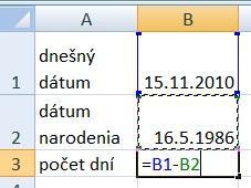 TVORBA VZORCOV Vzorce sú rovnice, ktoré vykonávajú výpočty na základe hodnôt na pracovnom hárku. Vzorec vždy začína znakom rovnosti (=).