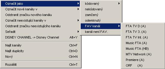 Další z možností, jak vymazat kanál, je vybrat kanál a stisknout tlačítko Delete na vaší klávesnici. Pomocí Kopírovat můžete zkopírovat kanál a vložit jej jinam.
