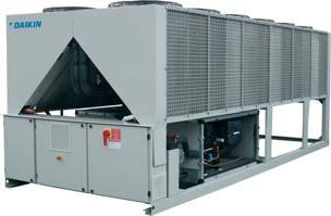 EWAD-TZPS/PR Vzduchem chlazená chladicí jednotka s invertorovým šroubovým kompresorem, prémiová účinnost, standardní/snížená hlučnost Prémiová energetická účinnost při plné i částečné zátěži
