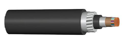2.1 Symetrický kabel Symetrické kabely se skládají z většího počtu vzájemně izolovaných vodičů. Izolace žil je plastová na bázi polyetylénu.
