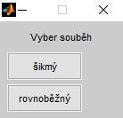 Výběr hodnot z tabulek je proveden pomocí nabídky menu a řídících příkazů.