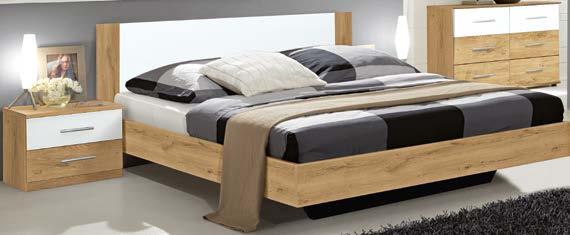 alpská bílá, postel 89 80 0 cm, plocha lůžka 80 00 cm, šatní skříň 5