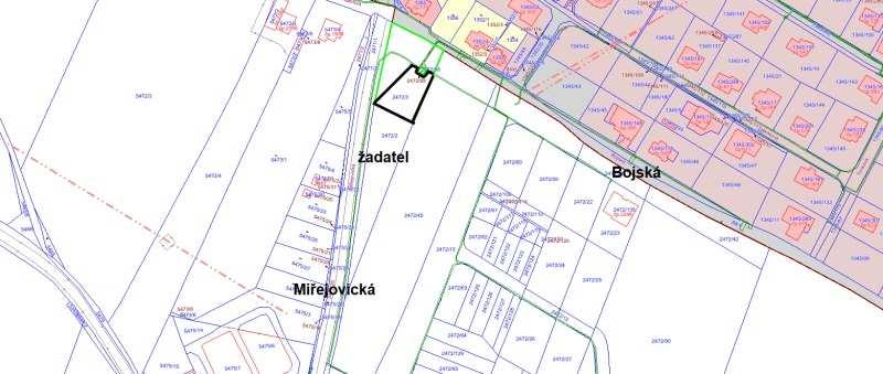 majetkové záležitosti: Návrhy k projednání ZM dne 14.09.2017 Předkládá: OSNMM Záměry: 12. Prodej části pozemku parc.č. 2472/3 v k.ú. Litoměřice (nutný odděl. geometr. plán) Žadatel: Manželé - Ing. M.K.