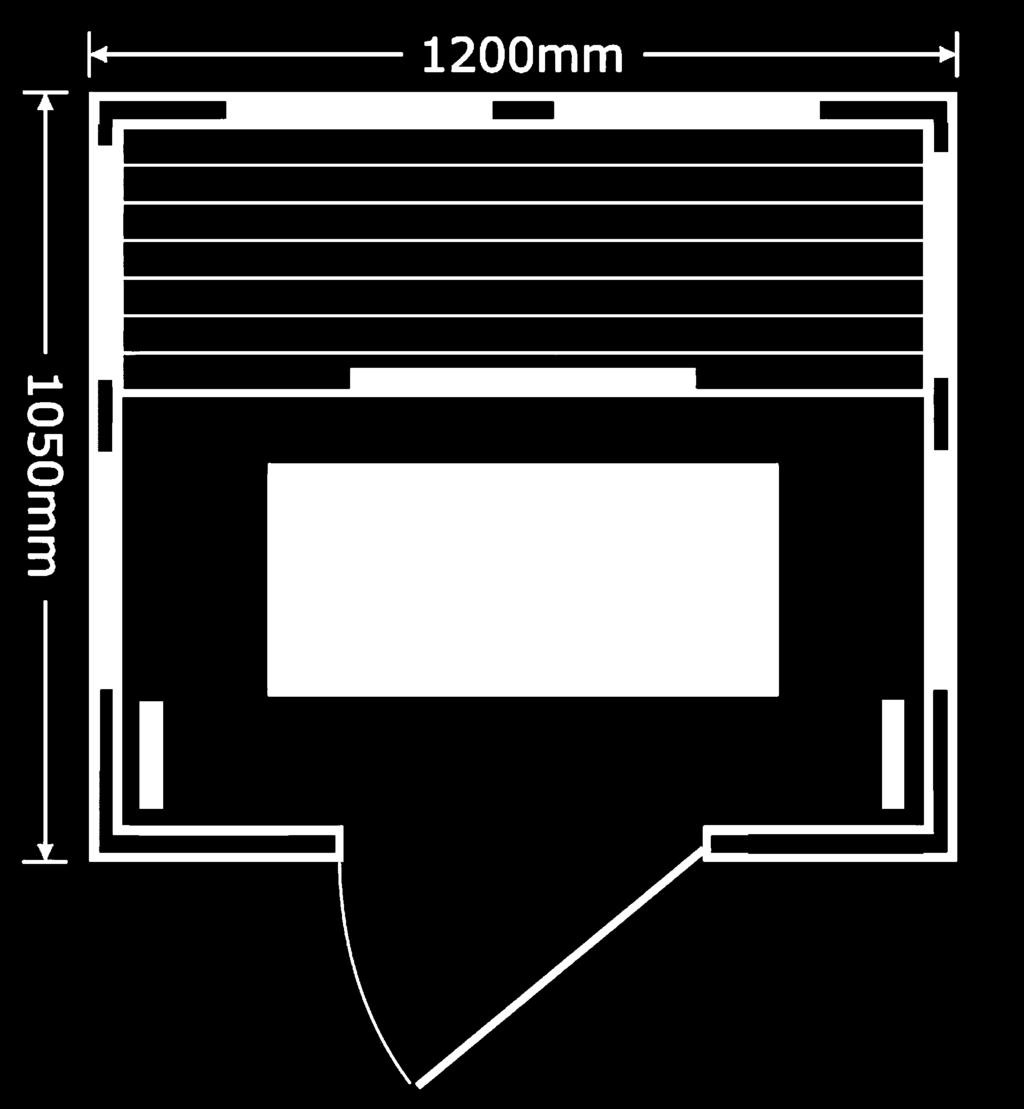 druh žiaričov: 10 x karbónové Celkový výkon žiaričov: 160 W 105 cm Vybavenie: