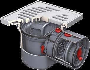 0 Junior Sklepní vpust se zpětnou klapkou Sklepní vpust Junior Sklepní vpust Junior Produktové informace ACO Produktové výhody ideální pro rekonstrukce díky kompaktním rozměrům výrobku otočný roštový