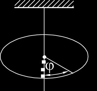 Kyvadlový pohyb 6 Pak d ϕ = g l sinϕ (.7) g Pro = ω l a ϕ < 5 o ( sin ϕ ϕ ) je d ϕ + ω ϕ = 0 (.7) Kde ω = g l (.73) Řešení rovnice (.7) je uvedena v kap. (.4) jako rovnice (.68).