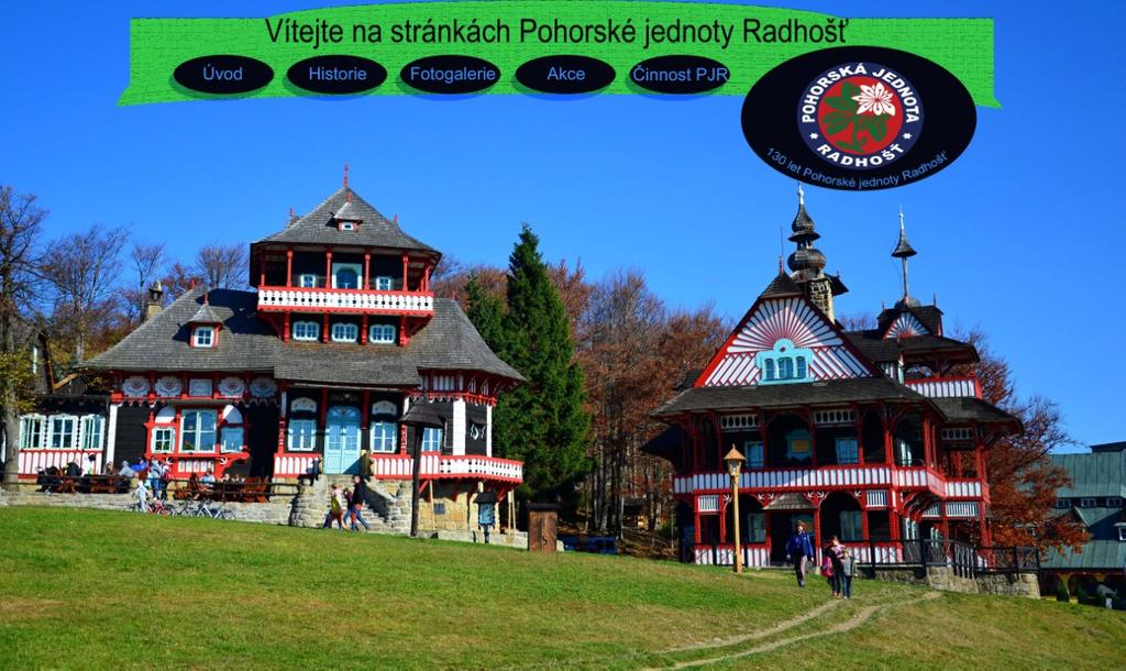 Obrázek č. 28 Návrh webových stránek pro PJR (Jako pozadí je použita fotografie Libušína a Maměnky z www.zrnka-pisku.cz) Stránky by obsahovaly kompletní informace již od založení PJR.
